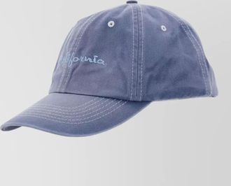 ERL cotton logo-embroidered cap