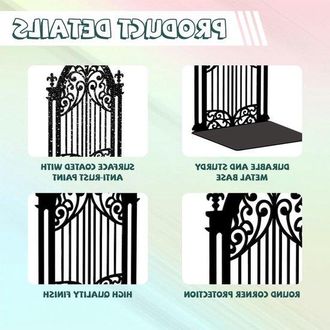 OEM Sujetalibros Met&aacute;licos Modernos Para Estanter&iacute;as, 13,5 Cm X 11 Cm X 18,5 Cm, Juego De 1 Par