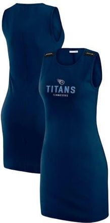 WEAR by Erin Andrews Womens WEAR by Erin Andrews x Gracie Hunt Navy Tennessee Titans Ribbed Tank Dress at Nordstrom, Size X-Small