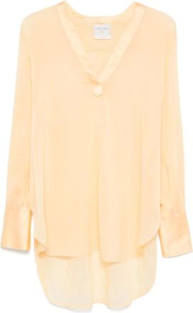 Forte_Forte Tunica semi trasparente - Giallo