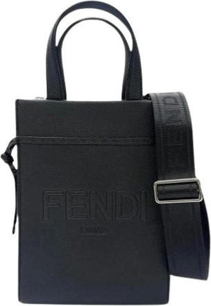 Fendi Pre-owned Tote Bags, female, Black, Size: ONE SIZE Pre-owned Vintage Tote Bag