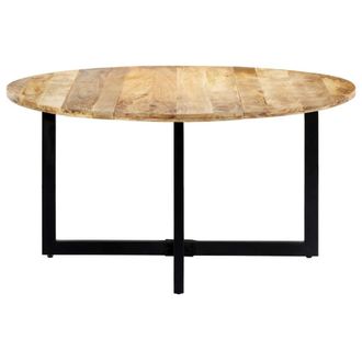 Berkfield Home Dining Table 150x73 cm Solid Mango Wood in Brown