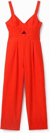 Desigual V-Neck Jumpsuit with Zip Fastening