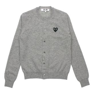 Comme Des Gar&ccedil;ons (WMNS) COMME des GARCONS PLAY Cardigan Black Heart Grey AZ-N023-051-2