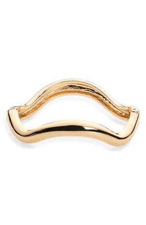 Nordstrom Rack Wavy Hinge Bracelet in Gold at Nordstrom Rack