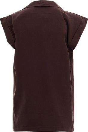 Liu Jo Womens Gilet Sacher Lyocell-Linen Waistcoats & Gilets