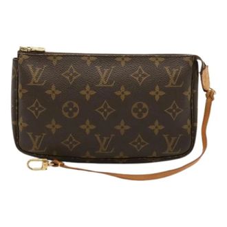 Louis Vuitton Pre-owned Clutches, female, Brown, Size: ONE SIZE Pre-owned Monogram Pochette Accessoire