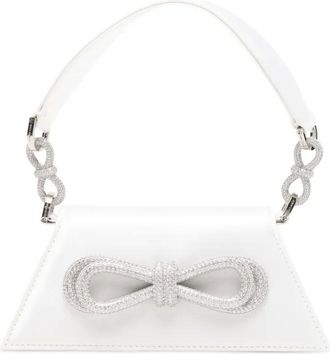 Mach & Mach Borsa tote con fiocco - Bianco