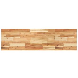 Berkfield Home Bathroom Vanity Top Oil Finished 120x40x4 cm Solid Wood Acacia in Brown | Size: 120 x 40 x 4 cm