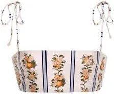 Agua Bendita Primavera Valle Bikini Top in Multicolor at Nordstrom, Size Small