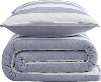 Tommy Hilfiger Capri Stripe Cotton Quilt Set