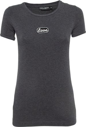 Dolce & Gabbana T-shirt met ronde hals - Grijs
