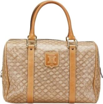 Celine Pre-owned Handbags, female, Beige, Size: ONE SIZE Pre-owned Vintage Handbag