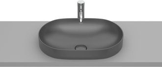 Roca Lavabo Encimera Fineceramic Redondo Di&aacute;metro 550x75 Onix