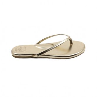 Soleil Womens Indie Metallic Sandal In Gold
