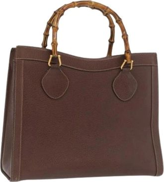 Gucci Pre-owned Tote Bags, female, Brown, Size: ONE SIZE Pre-owned Vintage Tote Bag