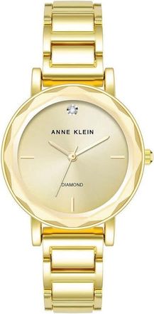 Anne Klein Classic Gold-tone Dial Ladies Watch AK/3966CHGB