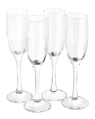 Gibson Home Dnu Gibson Home Bellini 4Pc Fluted Champagne Glass Set