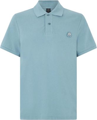 Moose Knuckles Everett Polo - Heren - Polos - Blauw - XS - Katoen - Tops