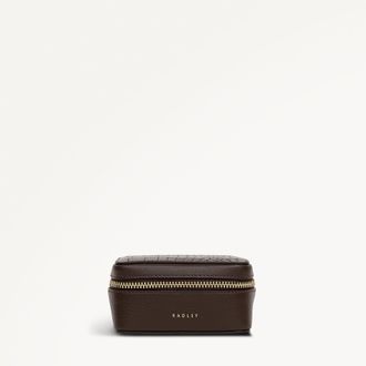 Radley London Dark Oak Small Zip Around Jewelry Box Commute Street AW25 Radley London