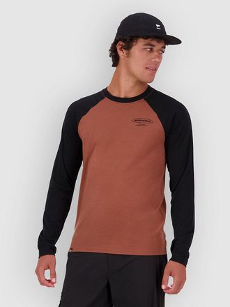 Mons Royale Icon Merino Raglan Funktionsshirt rot