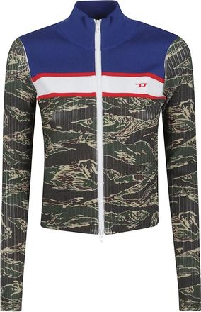 Diesel M-Camut - Dames - Vesten - Veelkleurig - S - Polyester - Truien & Vesten