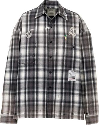 Miharayasuhiro Camicia Vintage Like Check - Nero