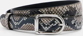 Altuzarra Snake-effect leather belt