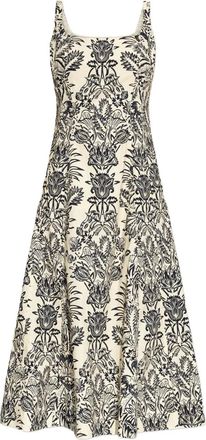 Ulla Johnson Midi-jurk met bloemenprint - Beige