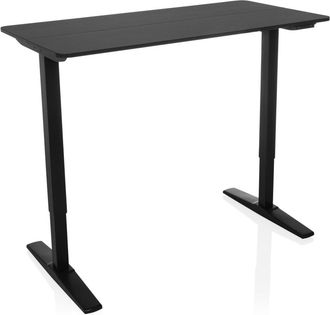 hjh OFFICE escritorio regulable eléctricamente en altura Placa MDF, armazón de