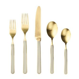 Mepra Fantasia Flatware Set - 5 Pieces in Turtle Dove at Nordstrom