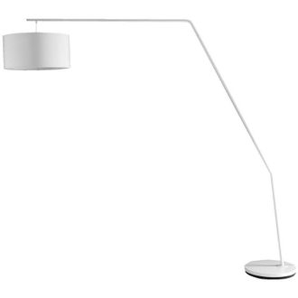 Oresteluchetta Lampada da terra in metallo bianca cm. H.210 x P.220 x L.40