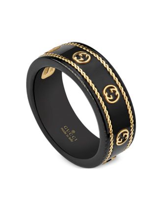 Gucci Icon ring - Zwart