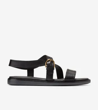 Cole Haan Womens Kami Buckle Sandals - Black Size 10.5
