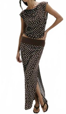 Free People Heat Wave Set In Chocolate Combo