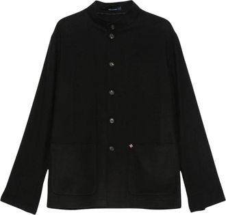 Tagliatore Mandarin-Collar Button-Fastening Tailored Blazer