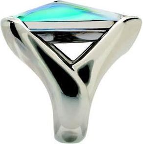 Baccarat Psydelic Clear Crystal Iridescent. Ring Size 5 2607718