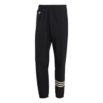 adidas Mens adidas originals New C Tp Logo Embroidered Pants Classic Sports Pants/Trousers/Joggers Black HM1864