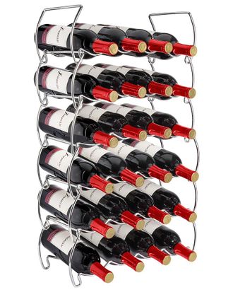 Sorbus 6-Tier 24 Bottle Stackable Wine Rack