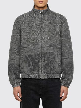 Daily Paper Clothing Bomber Daily Paper in denim stampato