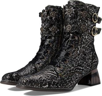 ロングブーツ OFF WHITE Black Leather Spring Ankle Boots Boots - Ankle boots - Silent D
