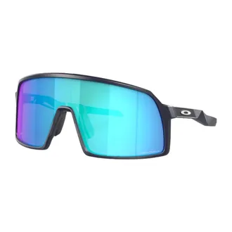 Oakley Sporty Sunglasses Sapphire Blue Matte Wraparound - male - Oakley - Sunglasses - Blue - ONE SIZE - Accessories