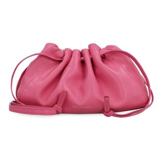 Mansur Gavriel Tassen, Dames, Roze, ONE Size, Leer, Bloom Leather Mini Bag