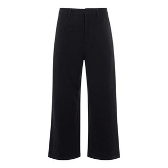 Arte Pantalones de Pana de Lana con Pliegues - Trousers - Hombre - Negro - W28