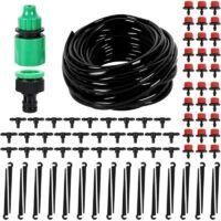 OEM Kit De Riego Por Goteo De 25 M, Sistema De Riego Autom&aacute;tico Para Jardines Y C&eacute;sped - Crezuo