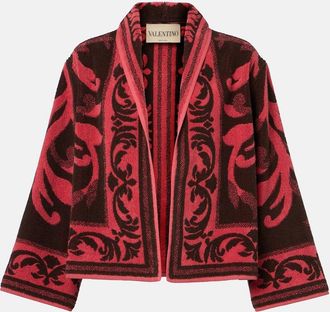 Valentino Chaqueta de jacquard de rizo de algod&oacute;n