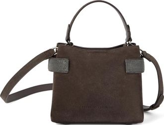 Brunello Cucinelli Borsa tote Essence piccola - Marrone