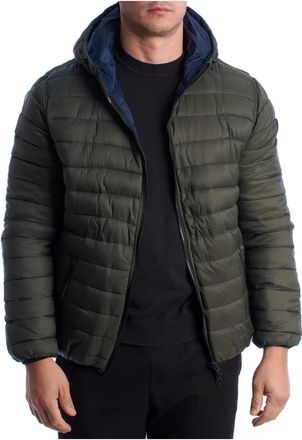 U.S.Polo Association Omkeerbaar gewatteerd jack - Heren - Winterjassen - Groen - XL - Leer - Jassen