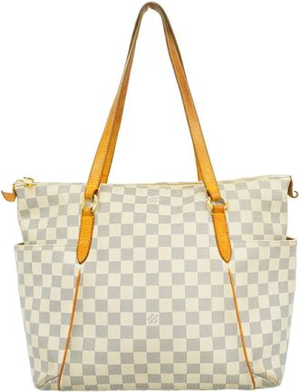 Louis Vuitton White Tote Bag (Pre-Owned)