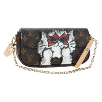 Louis Vuitton Pre-owned Wallet On Chain Ivy - Dames - Pre-owned - Bruin - Maat: ONE Size